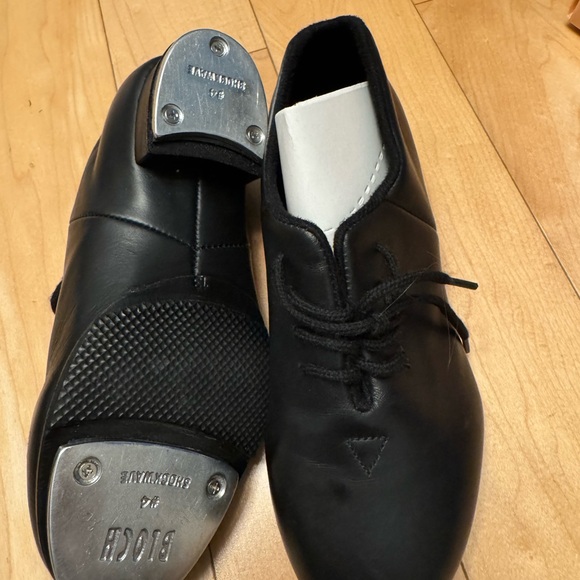 Bloch Kid’s Black Leather Tap Oxfords - Picture 1 of 7